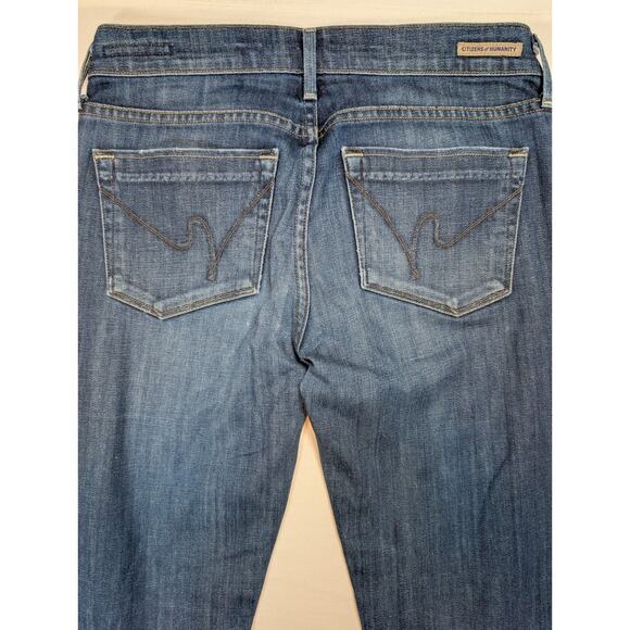 Citizens of Humanity Women’s Ava Low Rise Straight Jeans 27 Casual Chic Designer - Picture 3 of 9